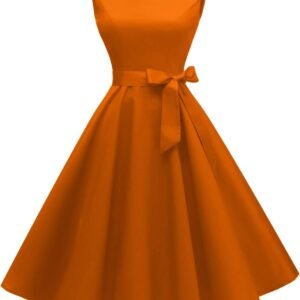 Orange Hoco Dress